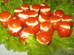 Farširuoti pomidoriukai