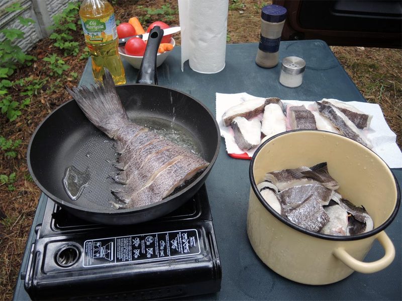 Žuvies patiekalai Lenkijos kuroprtuose, keptas Otas