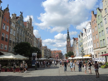 Gdansko centrinė Dlugi gatvė