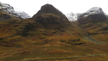 Kalnai Škotijoje ties Glencoe