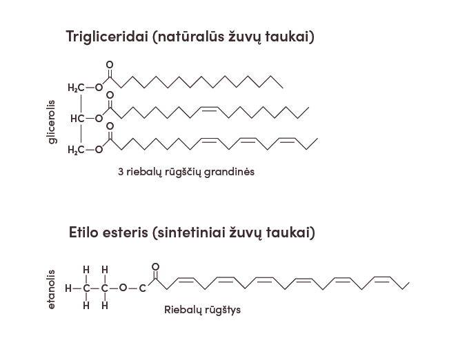 trigliceridai ir etilo esteris