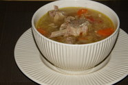 Raugintų kopūstų sriuba su avienos šonkauliukais