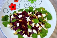 Beet salad with feta