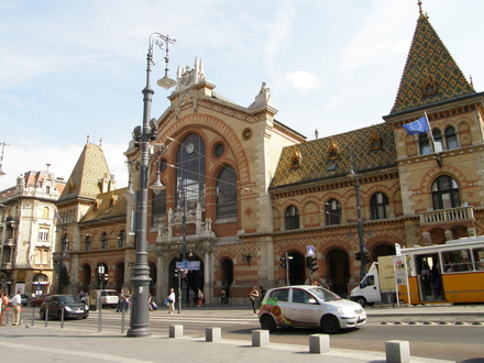 Budapešto turgaus fasadas