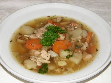 Topinambų sriuba