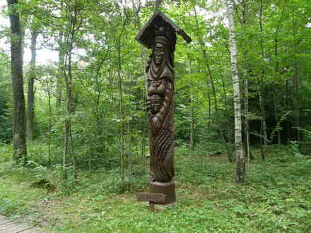 Dūkšto ąžuolynas, skulptūra