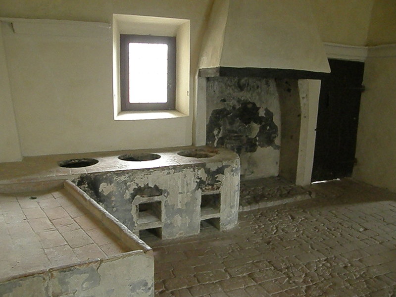 Castello di Torrechiara virtuvė